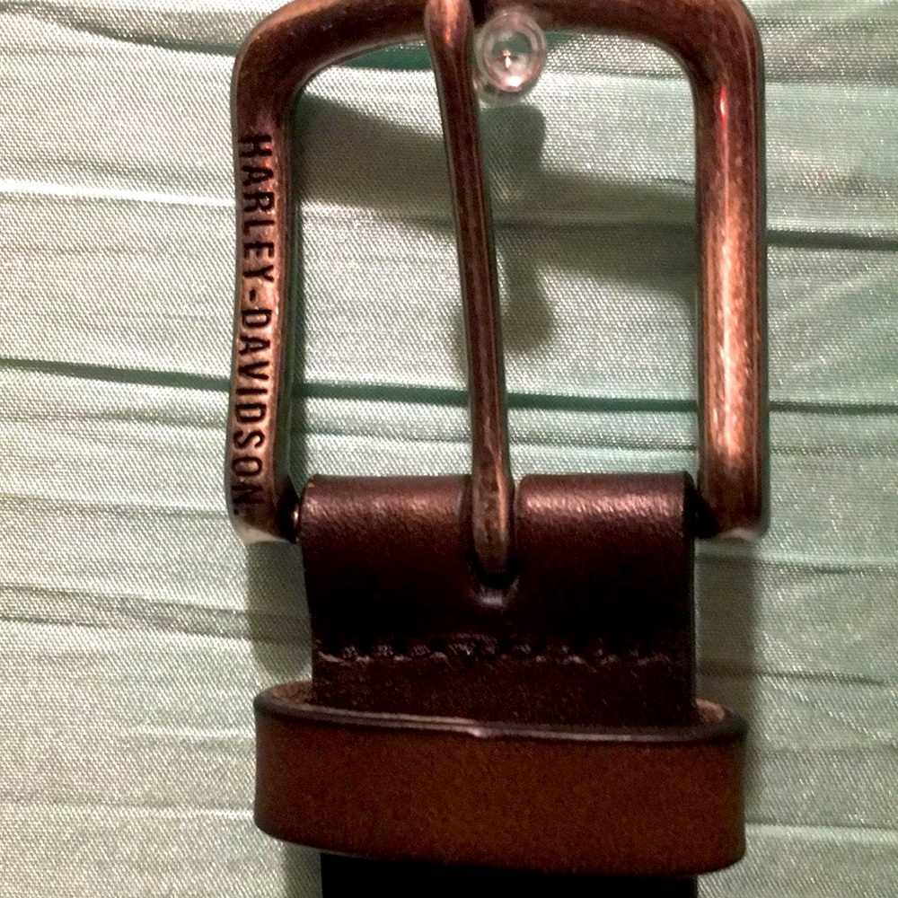 Harley Davidson women’s Soul Twist Brown leather Belt